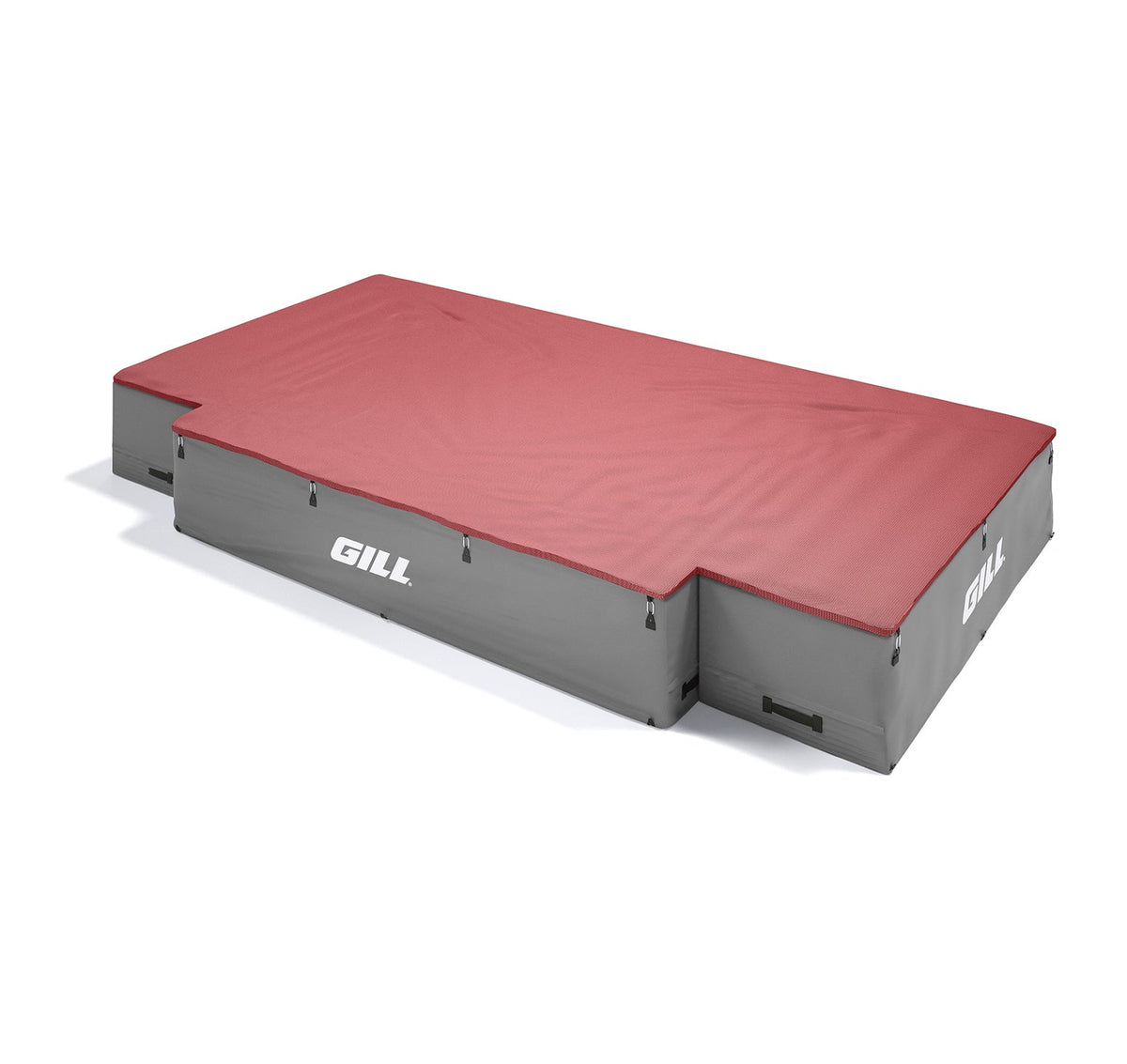 Gill Athletics G1 High Jump Landing System (18' X 10' X 26") Red, Gray