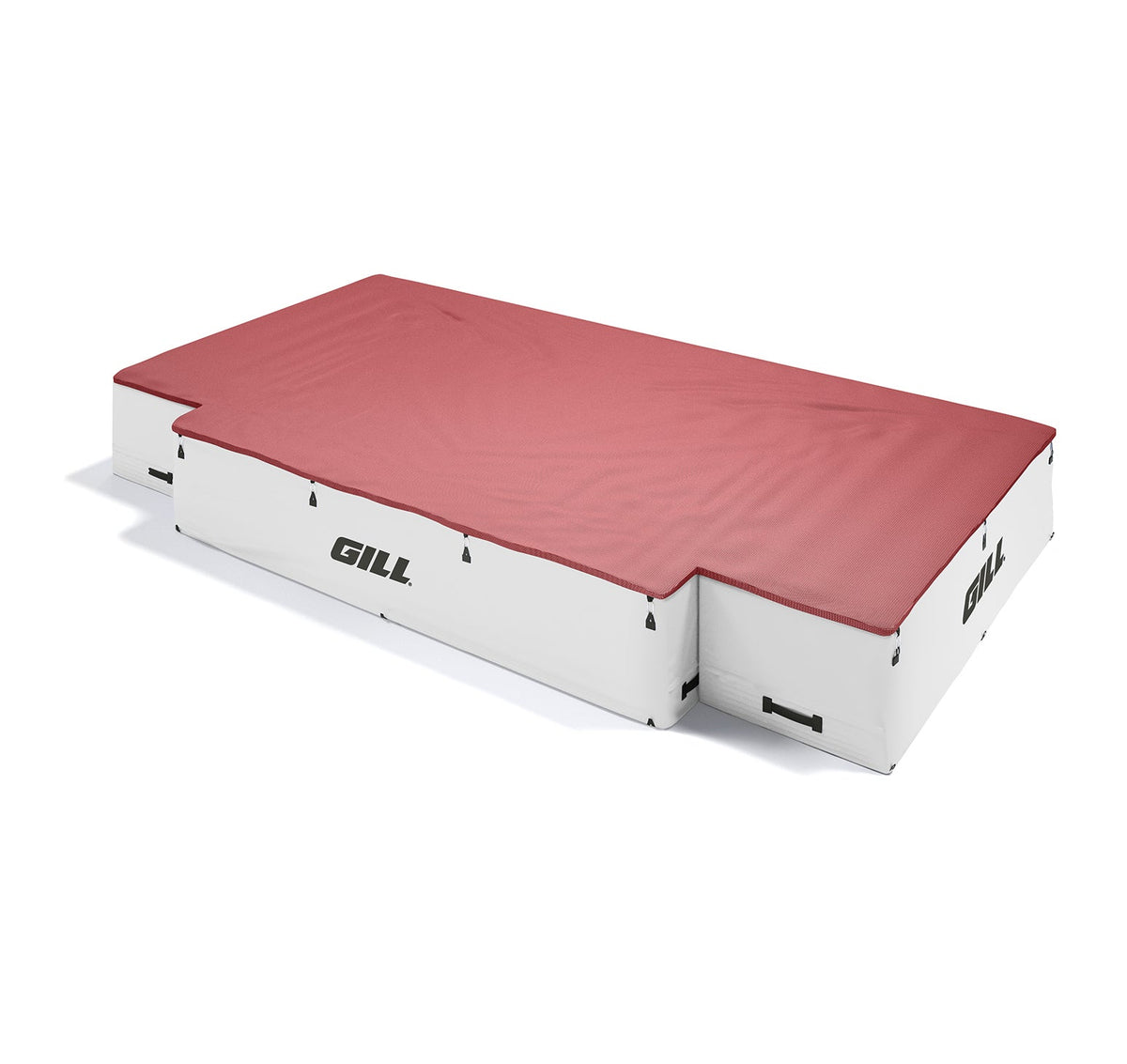 Gill Athletics G1 High Jump Landing System (18' X 10' X 26") Red, White