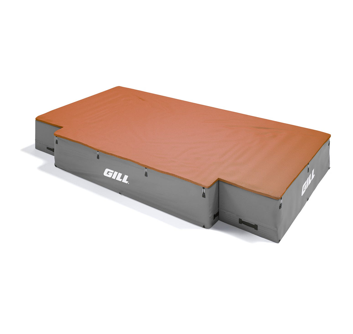 Gill Athletics G1 High Jump Landing System (18' X 10' X 26") Orange, Gray