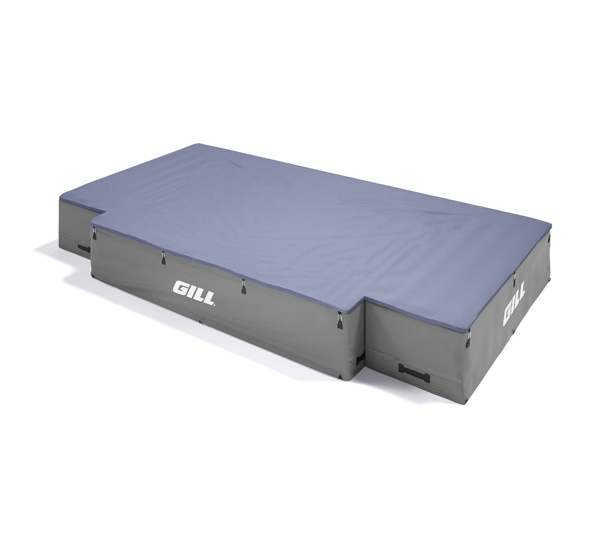 Gill Athletics G1 High Jump Landing System (18' X 10' X 26") Royal Blue, Gray