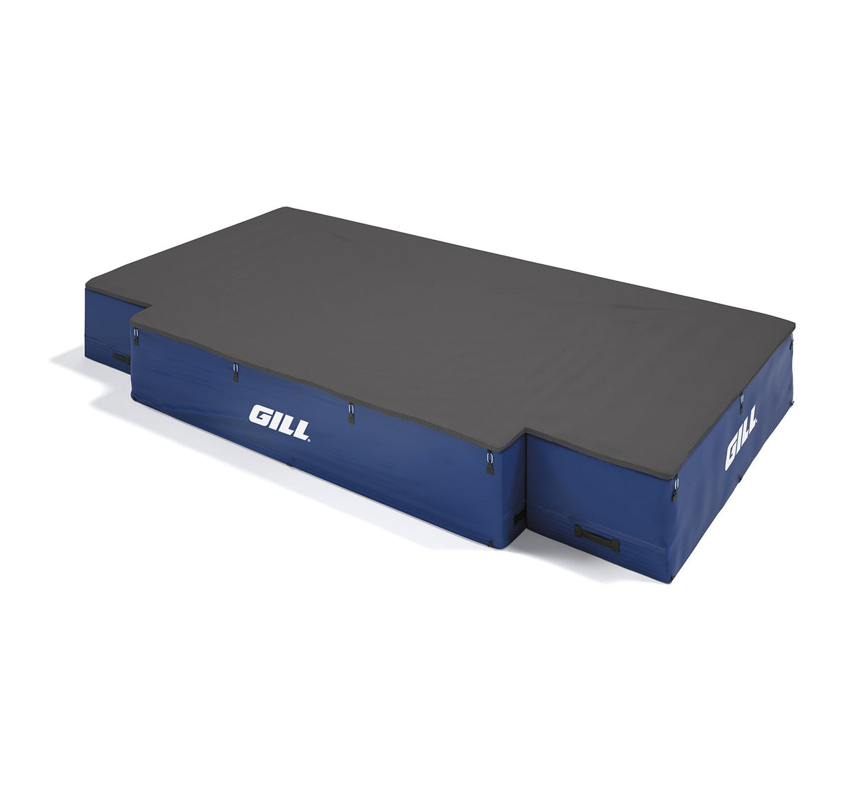 Gill Athletics G1 High Jump Landing System (18' X 10' X 26") Black, Royal Blue