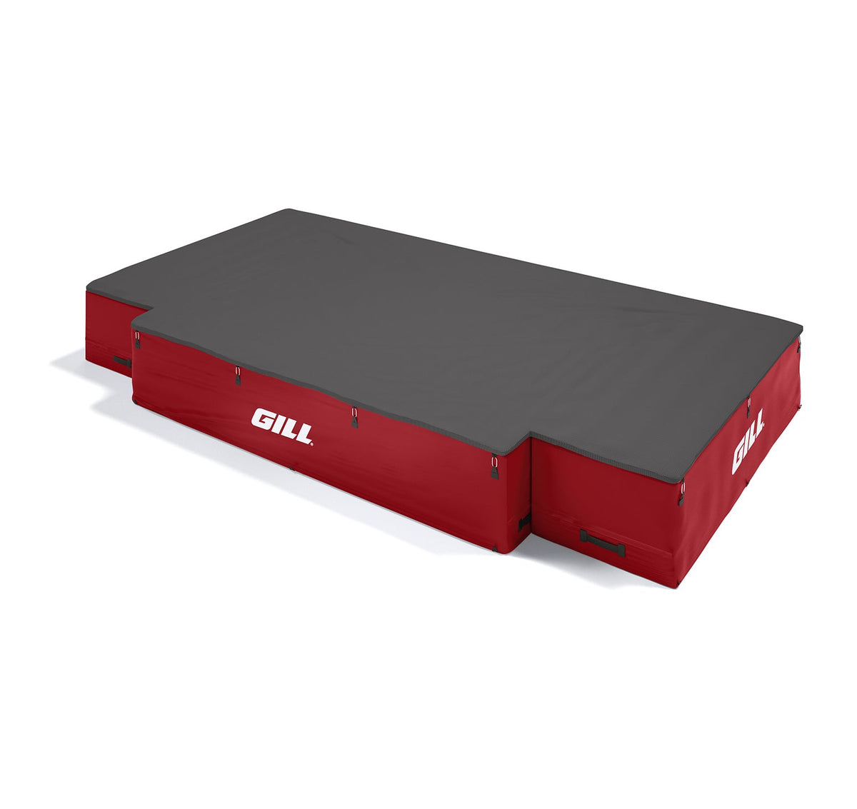 Gill Athletics G1 High Jump Landing System (18' X 10' X 26") Black, Red