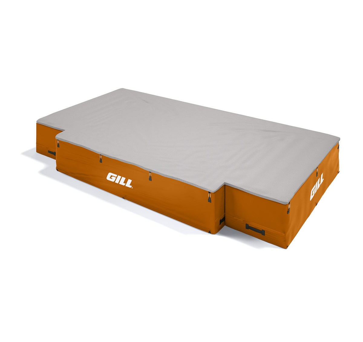 Gill Athletics G1 High Jump Landing System (18' X 10' X 26") Gray, Orange
