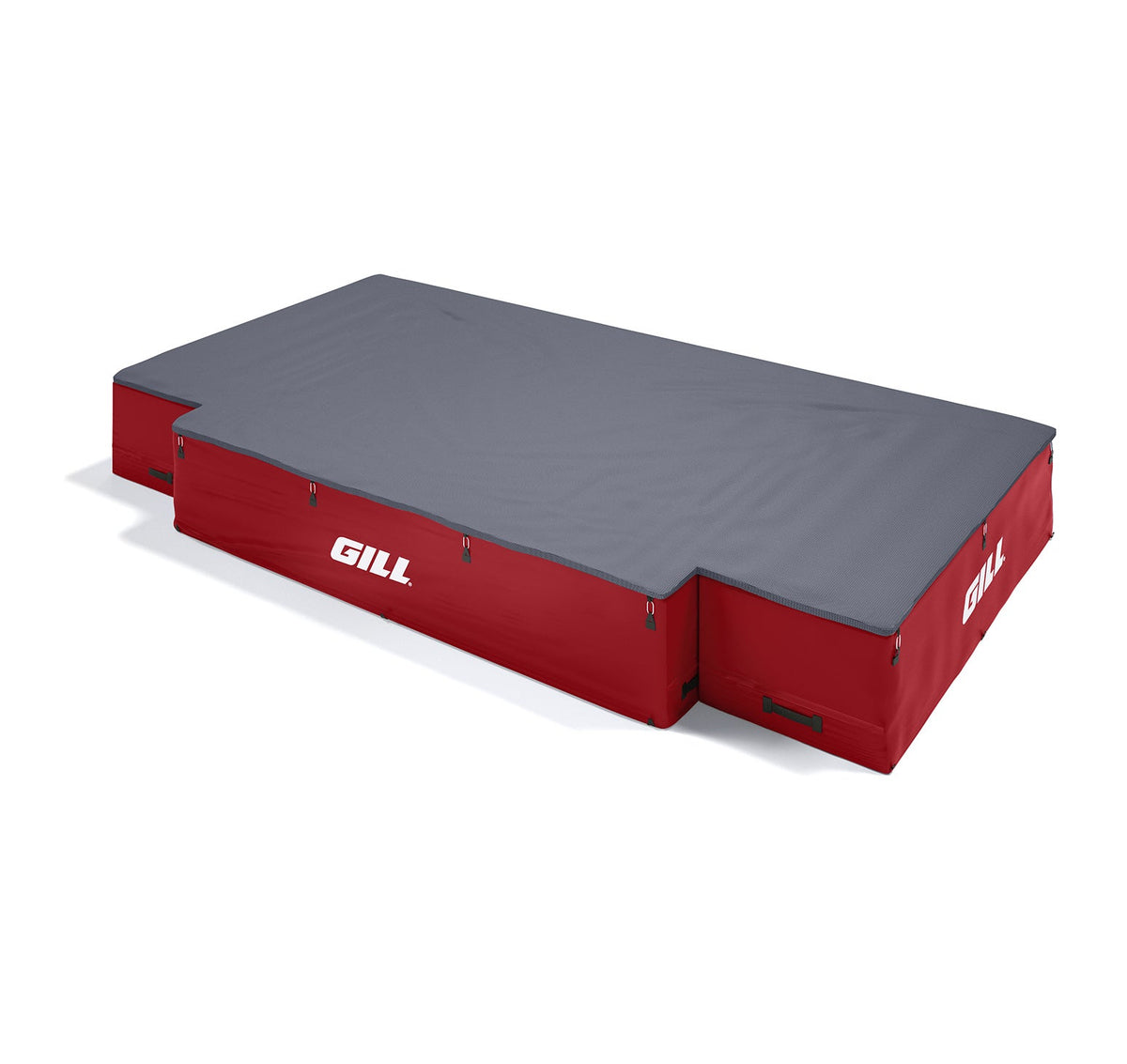 Gill Athletics G1 High Jump Landing System (18' X 10' X 26") Navy Blue, Red