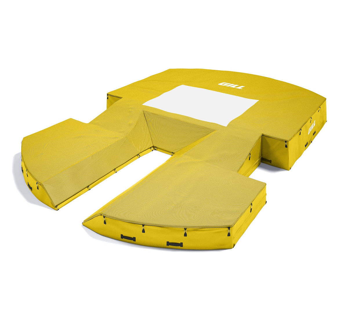 Gill Athletics AGX M4 Pole Vault Landing System (21'6" X 31'2" X 32") Yellow Gold, Yellow Gold