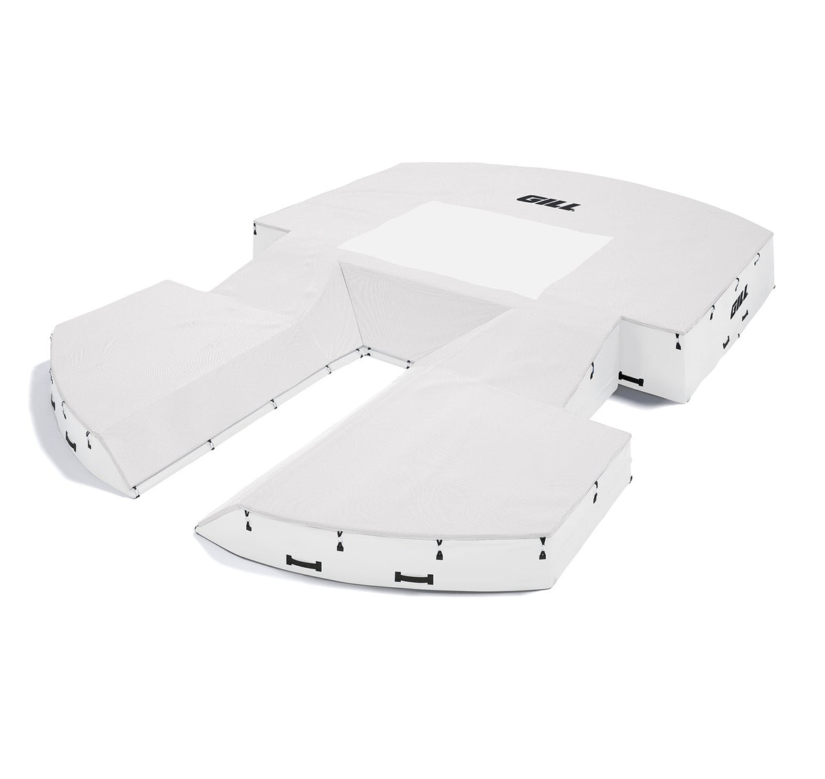 Gill Athletics AGX M4 Pole Vault Landing System (21'6" X 31'2" X 32") White, White
