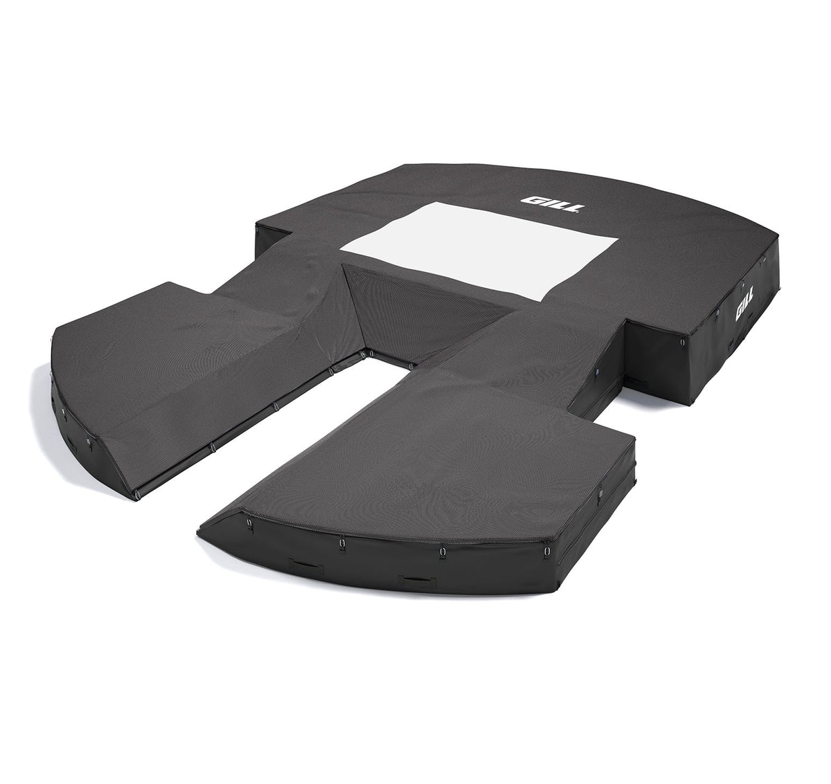 Gill Athletics AGX M4 Pole Vault Landing System (21'6" X 31'2" X 32") Black, Black