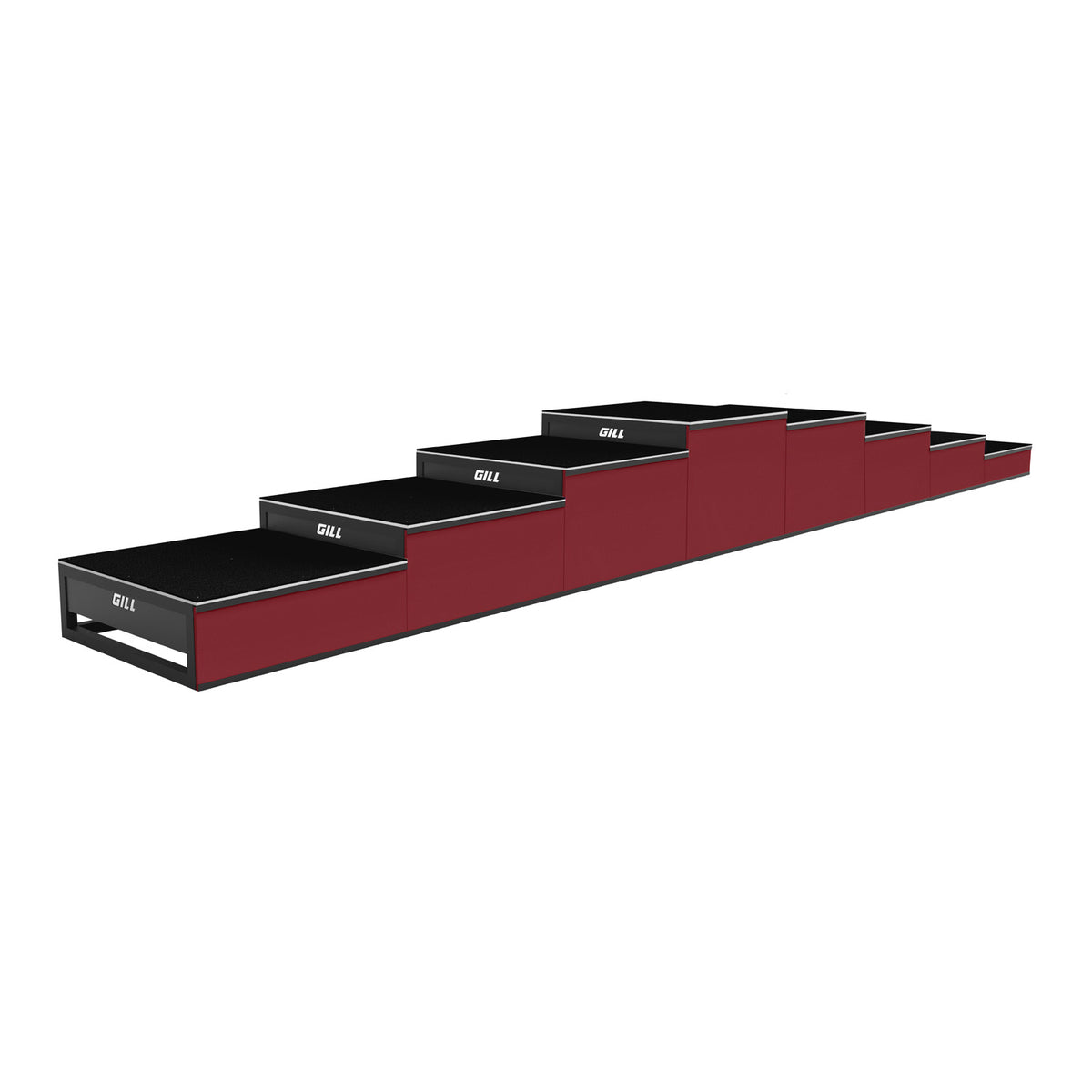Gill Athletics Victory Podium; Set Of 8 Maroon