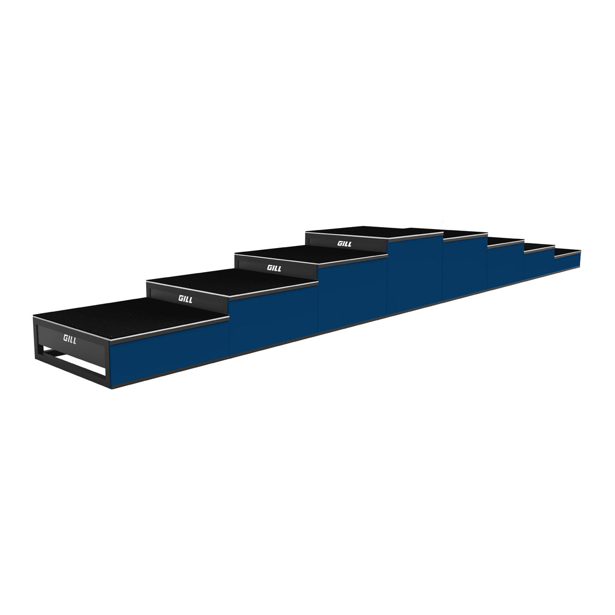 Gill Athletics Victory Podium; Set Of 8 Navy Blue