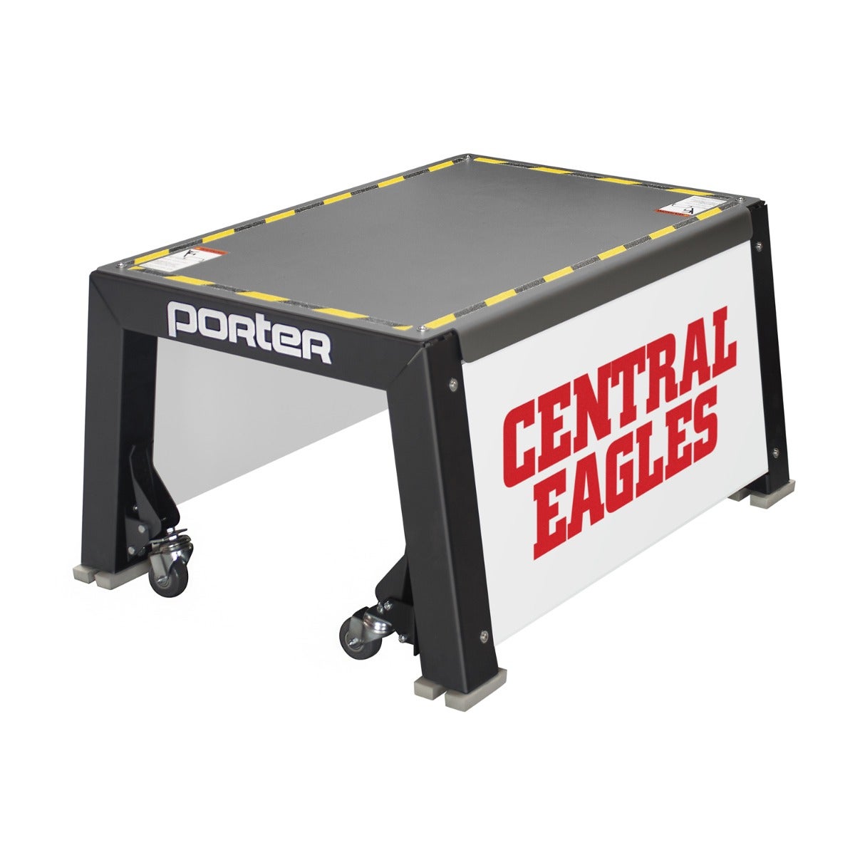 Porter Athletic Volleyball Coaches Stand Coaches Stand; 24" X 36" X 19"; with custom graphics
