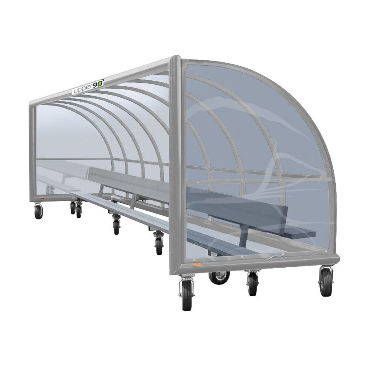 Gill Athletics Elite Custom Shelter 24', Gray, No Graphics