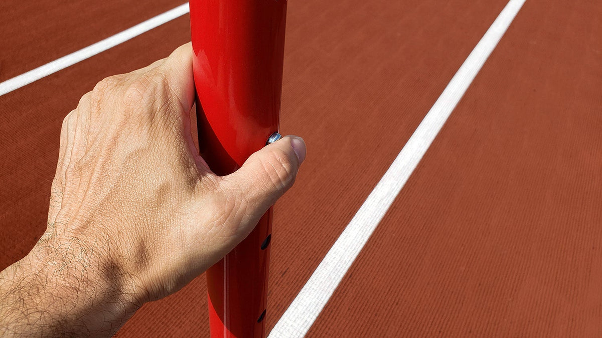 Gill Athletics C3 Continuum Hurdle • C3 Hurdle thumb buttons allow for quick click setting and smooth hurdle height adjustments
