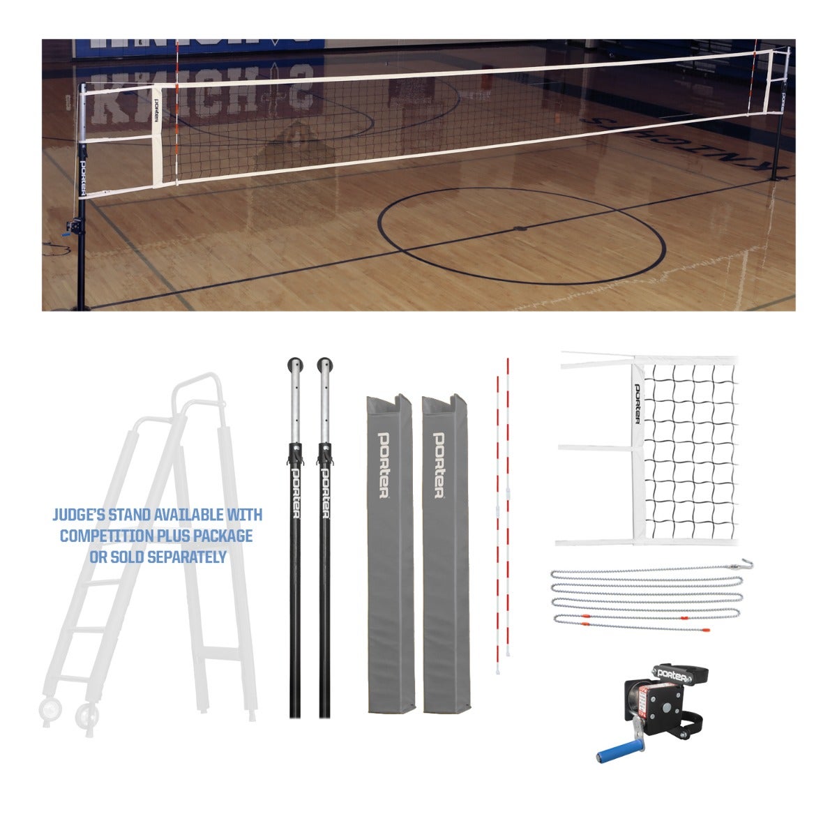 Porter Athletic Powr Hybrid Vb Competition Package Gray, Graphics