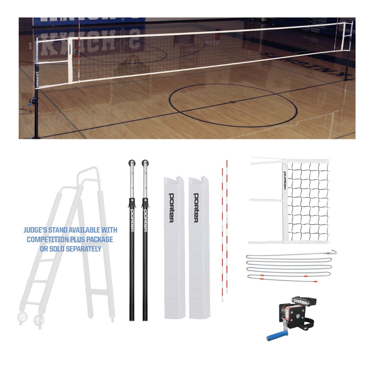 Porter Athletic Powr Hybrid Vb Competition Package White, Graphics