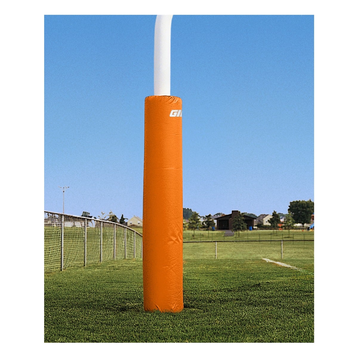 Gill Athletics 6' Tall Post Pads 4.5" - 5.56" diameter, Orange, No Graphics