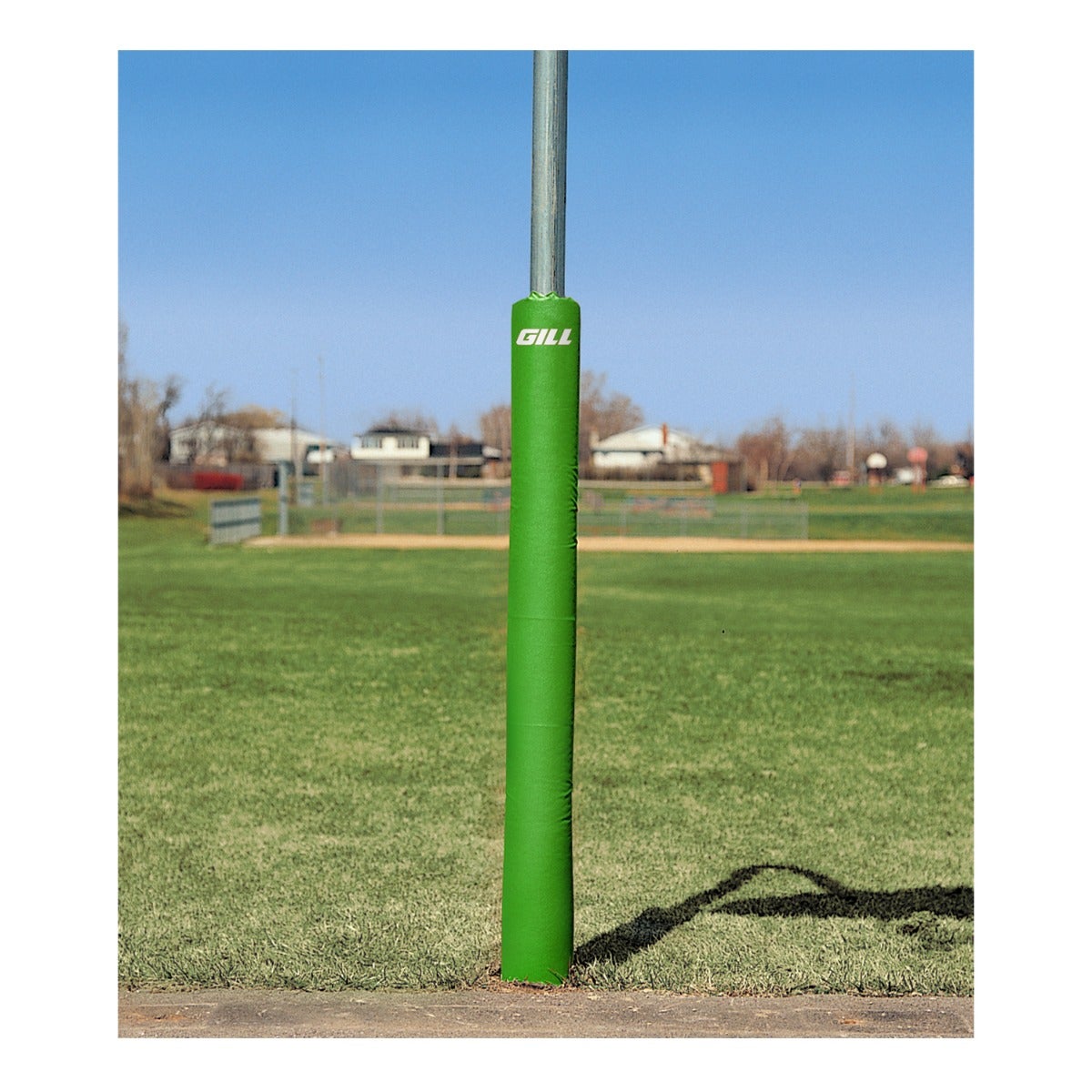 Gill Athletics 6' Tall Post Pads 3.5" - 4.5" diameter, Kelly Green, Graphics