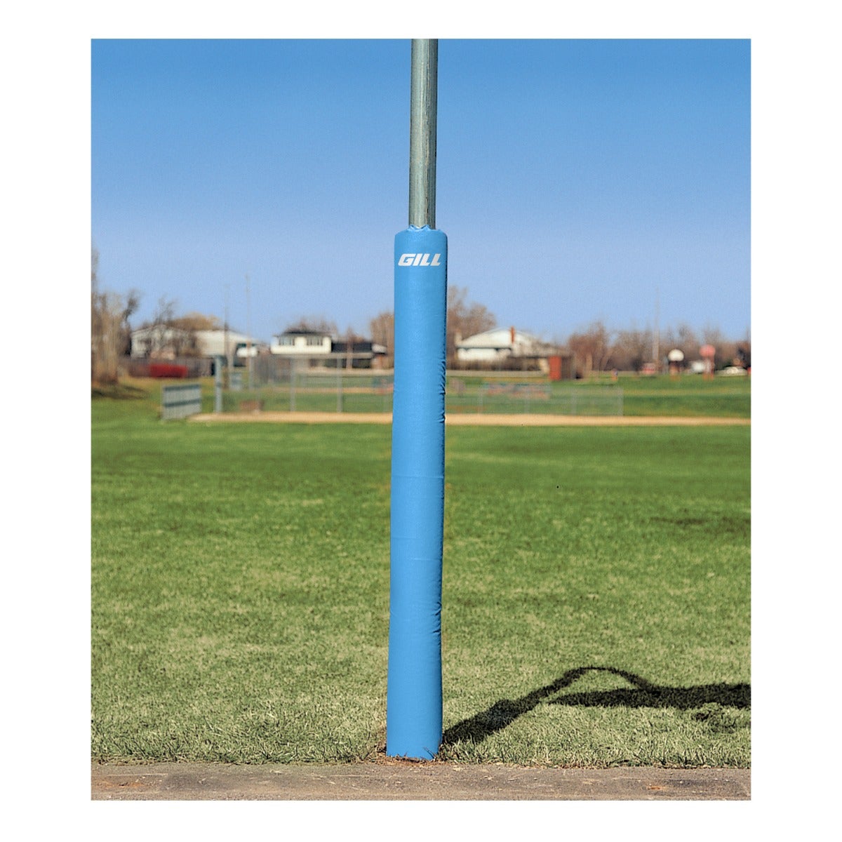 Gill Athletics 6' Tall Post Pads 3.5" - 4.5" diameter, Light Blue, No Graphics