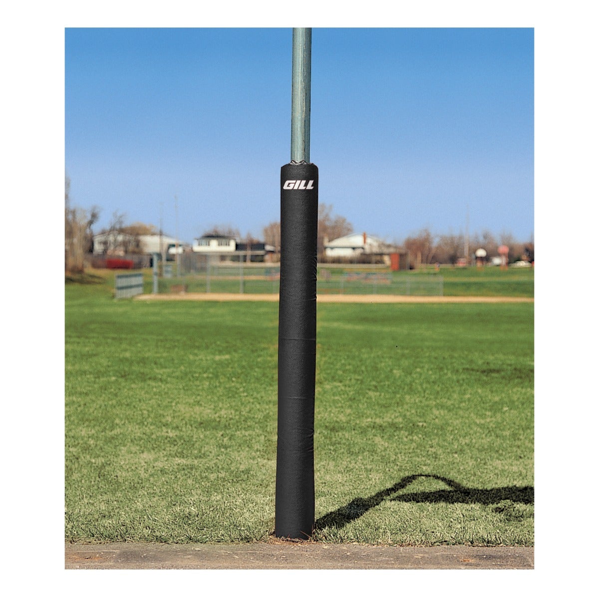 Gill Athletics 6' Tall Post Pads 3.5" - 4.5" diameter, Black, Graphics