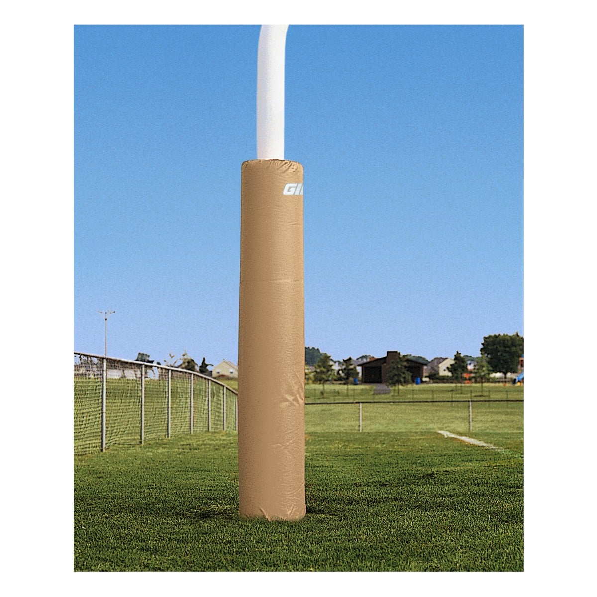 Gill Athletics 6' Tall Post Pads 4.5" - 5.56" diameter, Tan, No Graphics