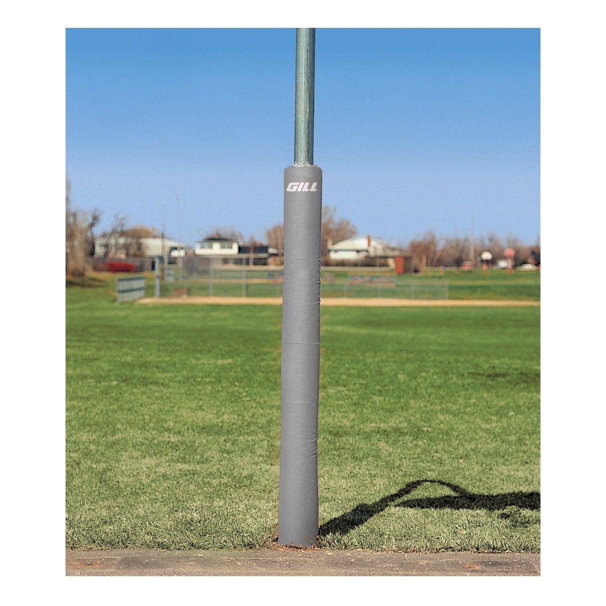 Gill Athletics 6' Tall Post Pads 3.5" - 4.5" diameter, Gray, No Graphics