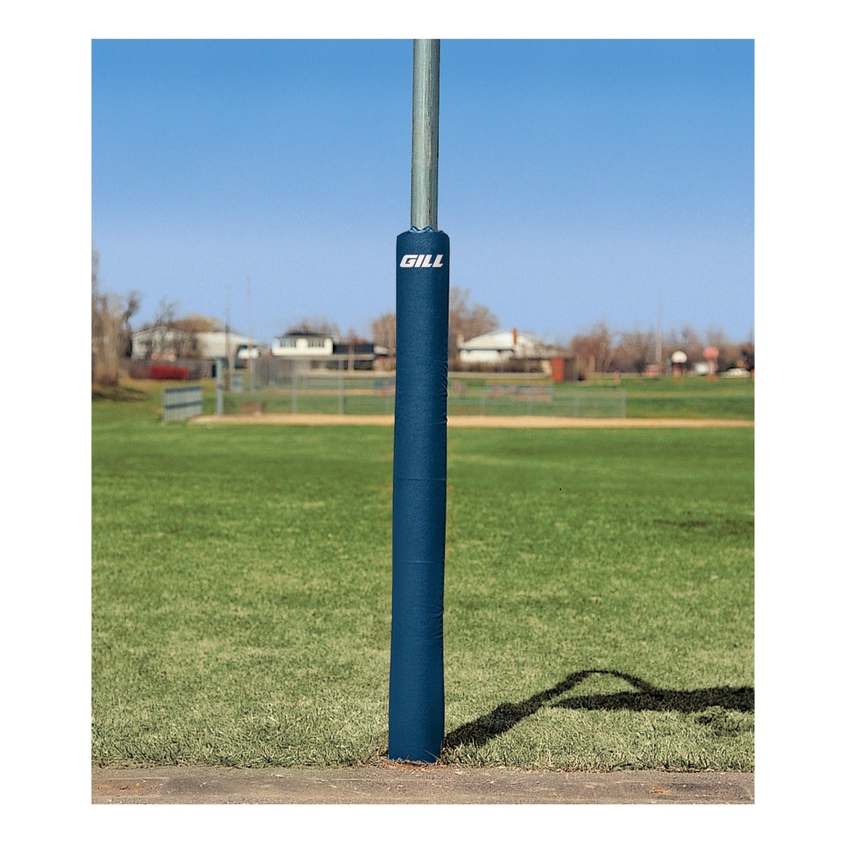 Gill Athletics 6' Tall Post Pads 3.5" - 4.5" diameter, Navy Blue, No Graphics