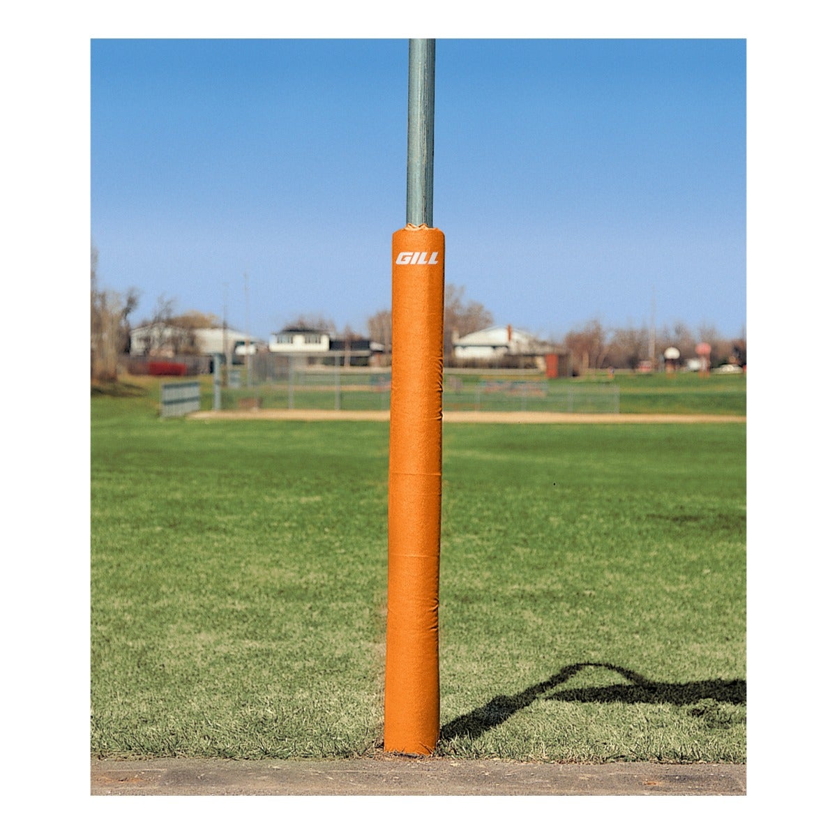 Gill Athletics 6' Tall Post Pads 3.5" - 4.5" diameter, Orange, Graphics