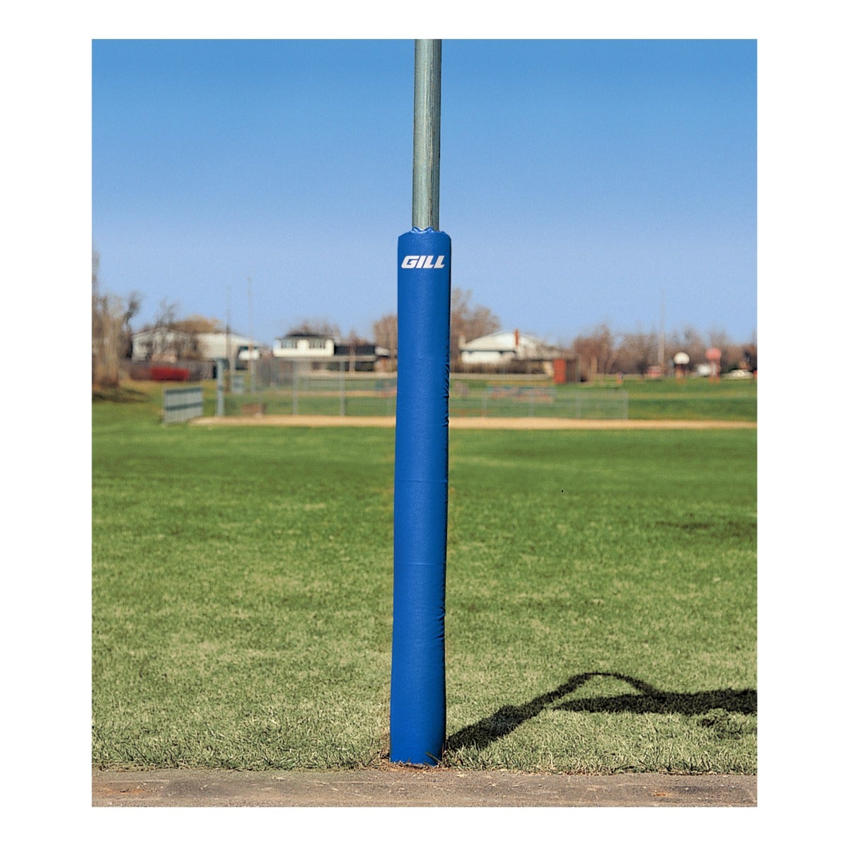 Gill Athletics 6' Tall Post Pads 3.5" - 4.5" diameter, Royal Blue, Graphics