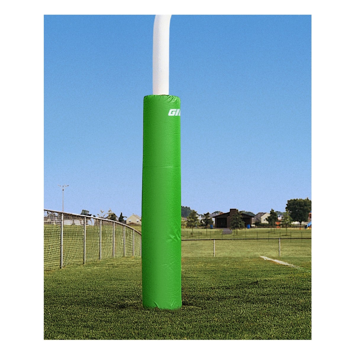 Gill Athletics 6' Tall Post Pads 4.5" - 5.56" diameter, Kelly Green, Graphics