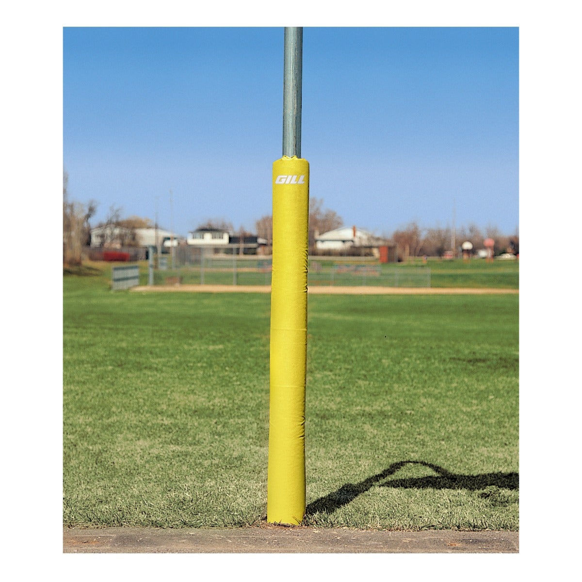 Gill Athletics 6' Tall Post Pads 3.5" - 4.5" diameter, Yellow Gold, No Graphics