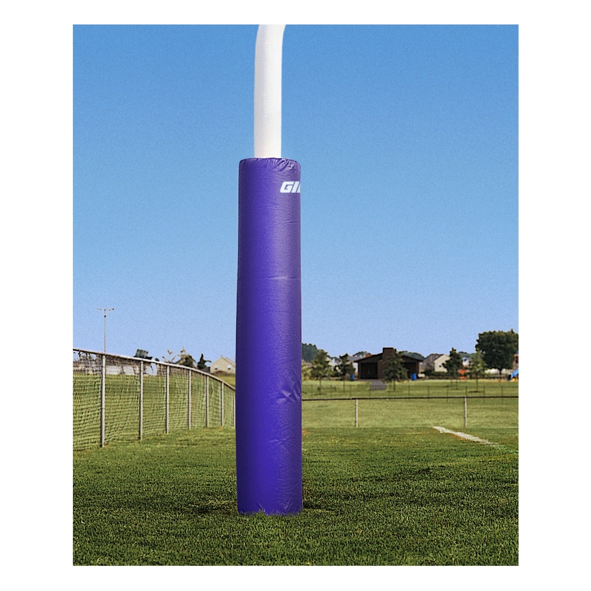 Gill Athletics 6' Tall Post Pads 4.5" - 5.56" diameter, Purple, Graphics
