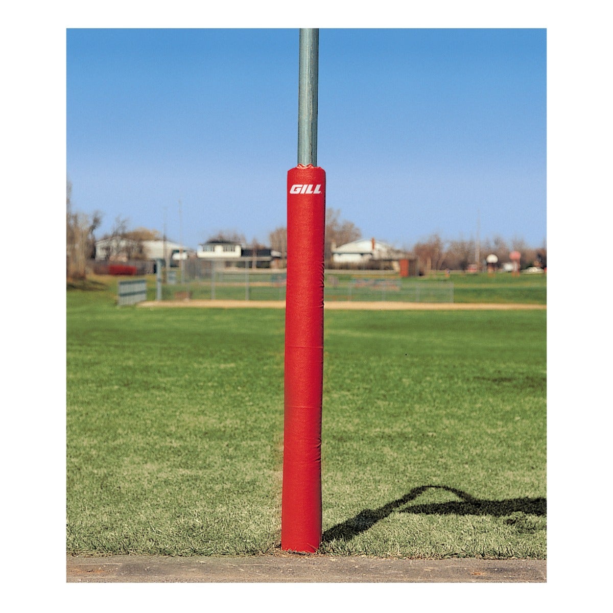 Gill Athletics 6' Tall Post Pads 3.5" - 4.5" diameter, Red, No Graphics