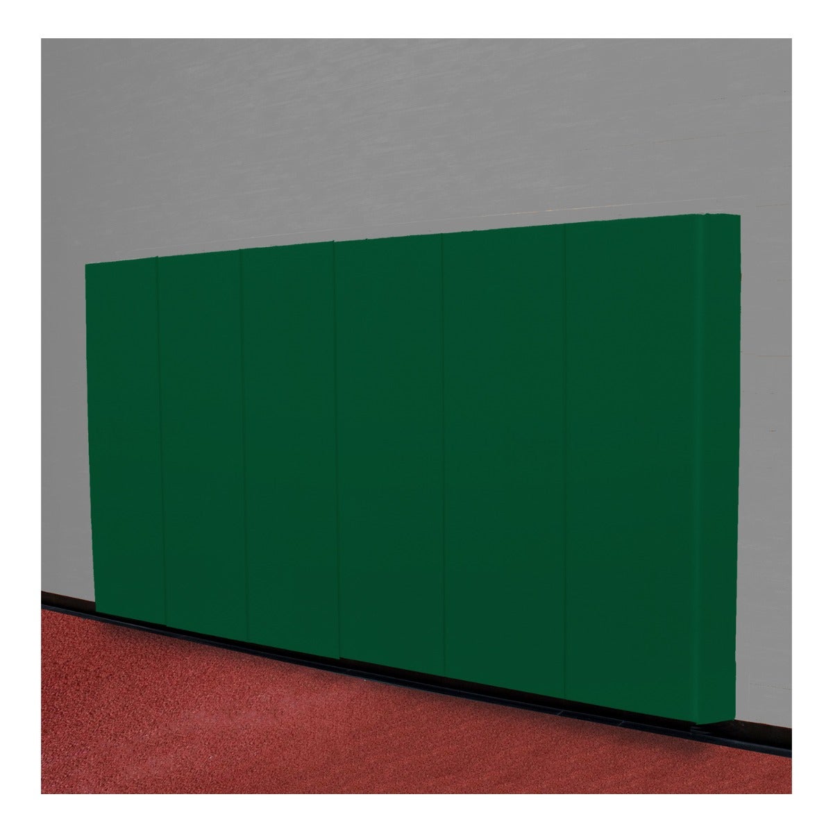 Gill Athletics Sprint Crash Padding 24" x 96" x 6", Dark Green, Graphics