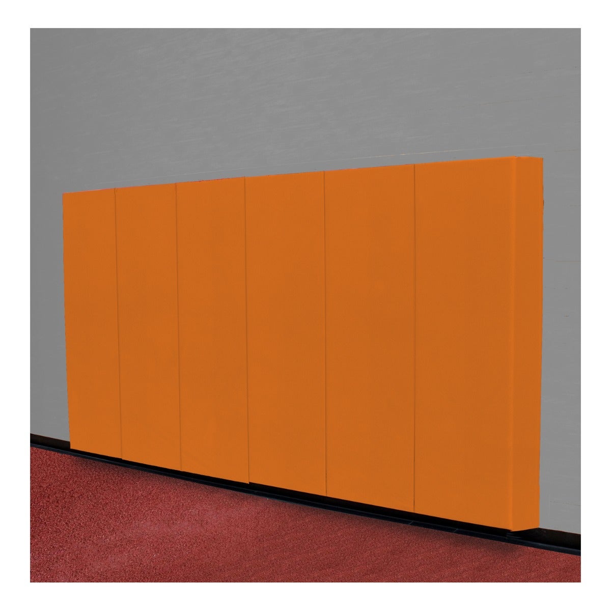 Gill Athletics Sprint Crash Padding 24" x 70" x 6", Orange, Graphics