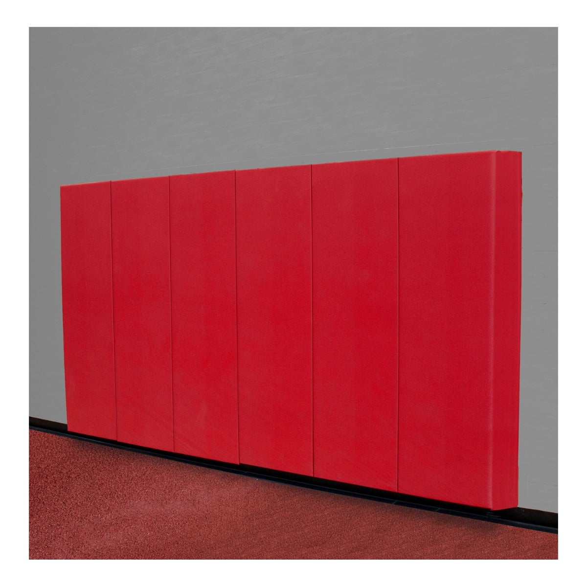Gill Athletics Sprint Crash Padding 24" x 96" x 6", Red, No Graphics