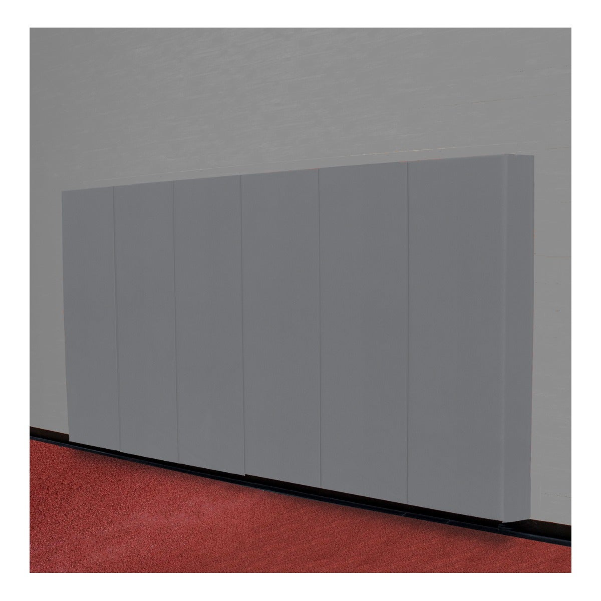 Gill Athletics Sprint Crash Padding 24" x 70" x 6", Gray, Graphics