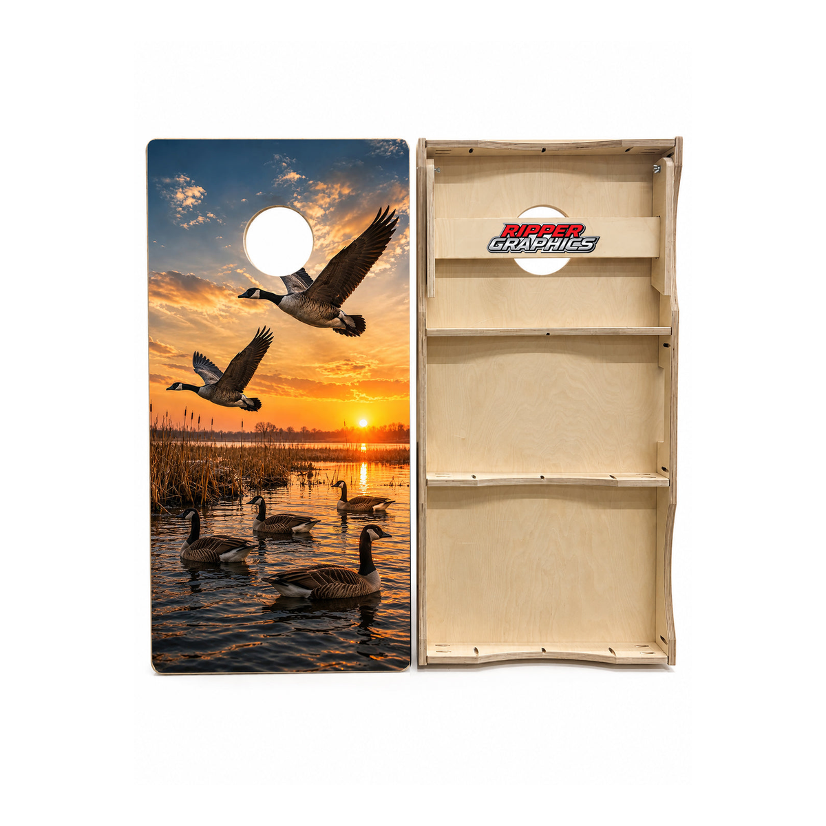 Geese Hunting Cornhole Design - CH5056 - Great Call Athletics