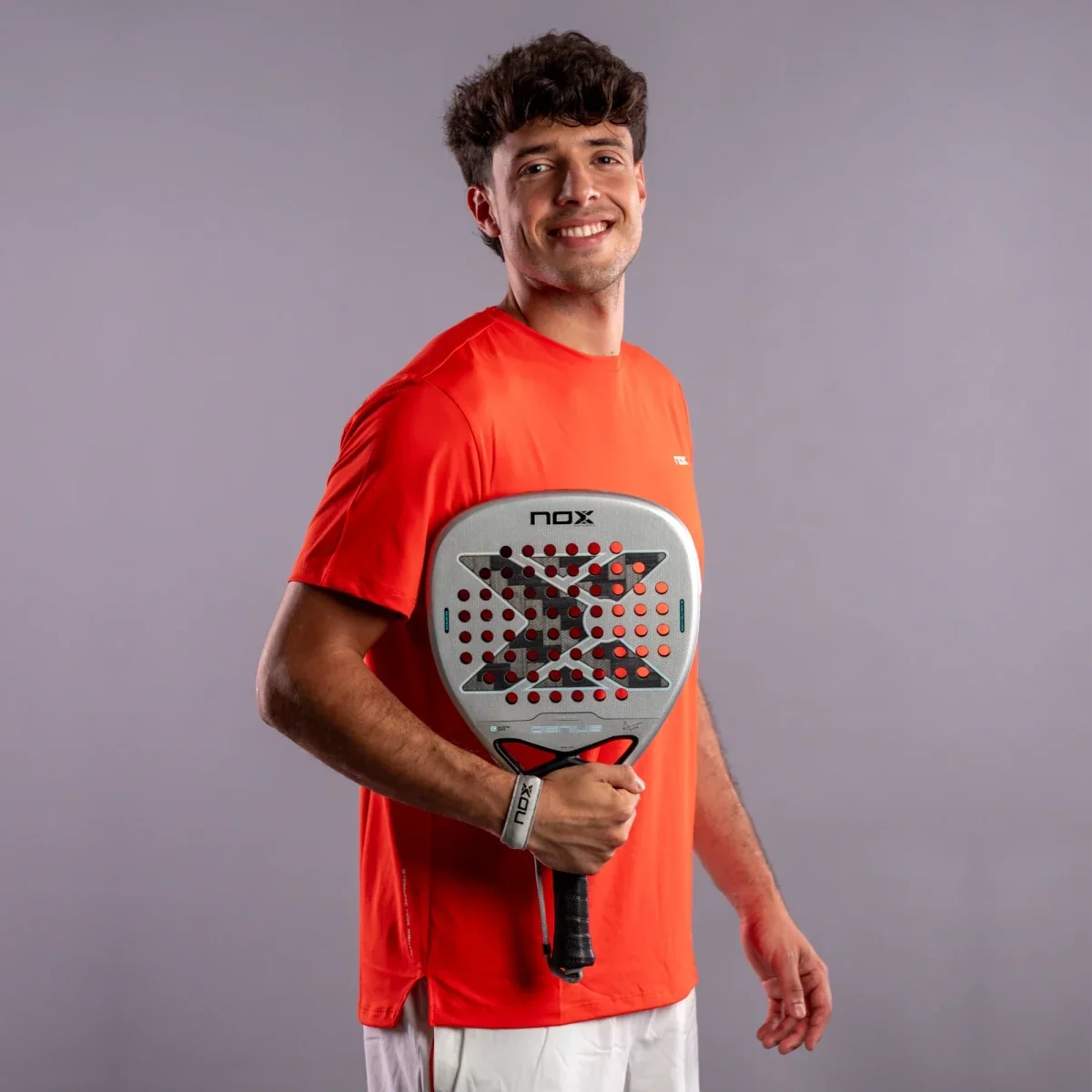 NOX AT10 Genius Attack 12K Alum Xtrem 2027 Padel Racket by Agustin Tapia - Alternate View 1