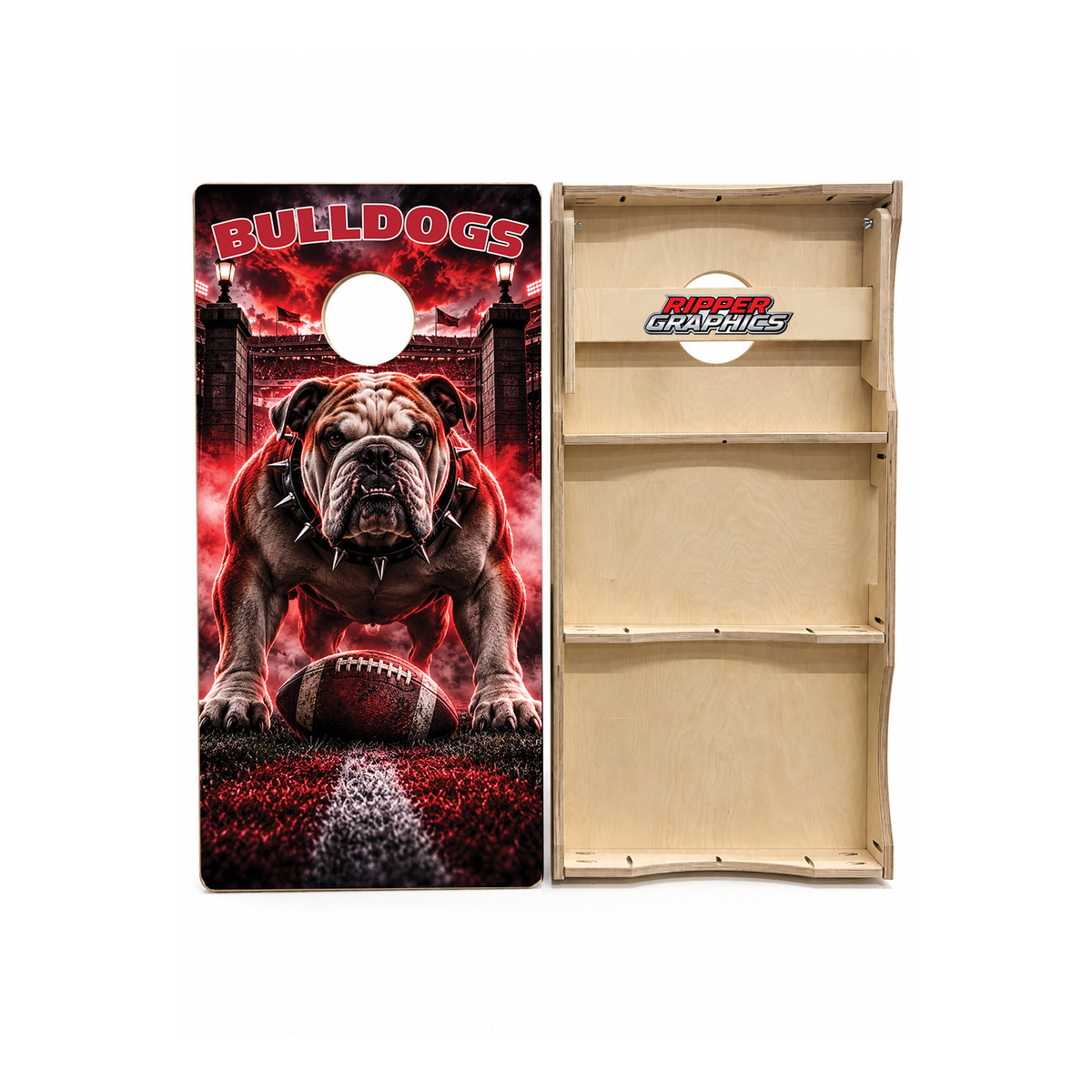 Georgia Bulldogs Football Cornhole Design - CH5105 - Great Call Athletics