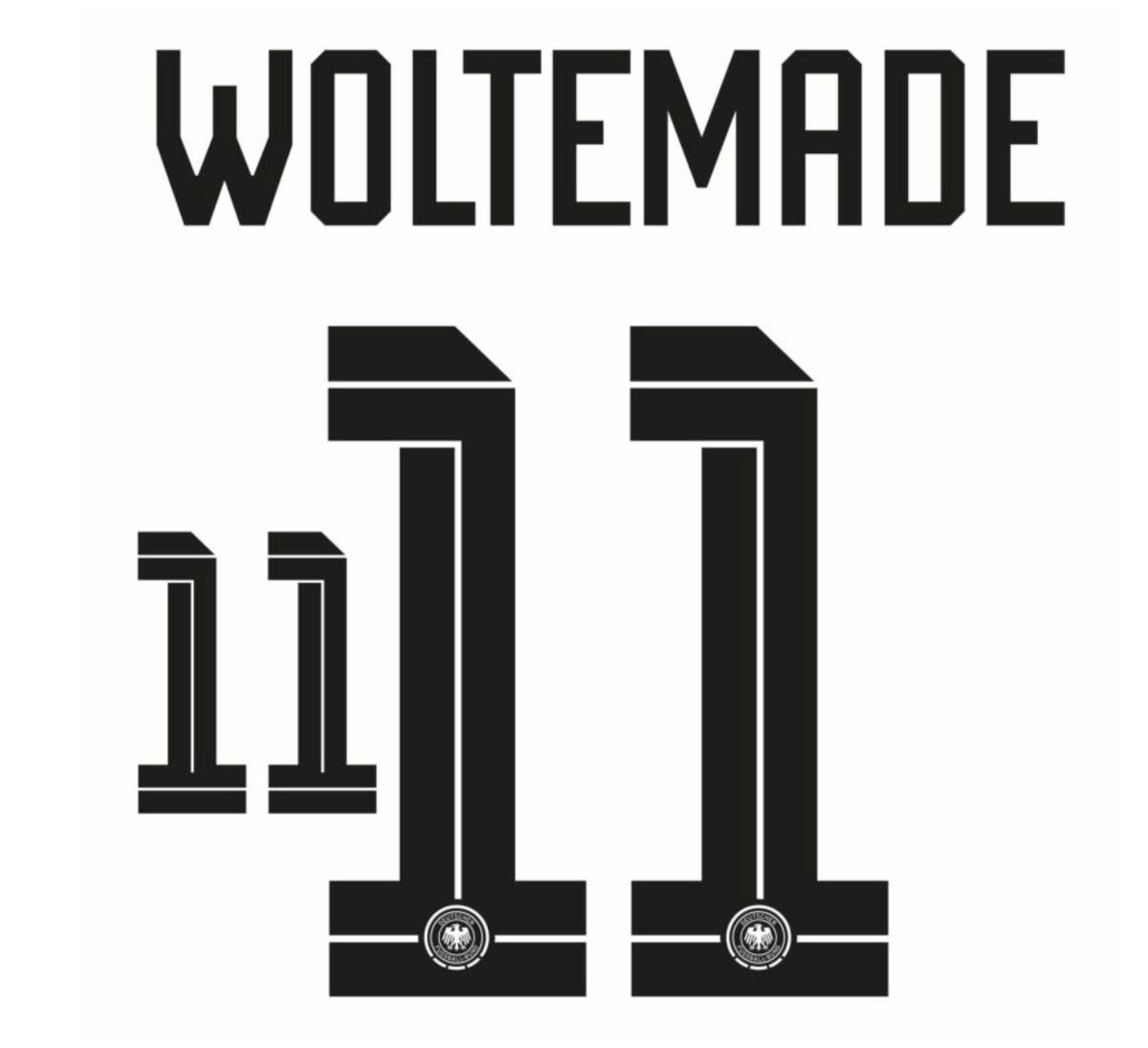 Germany 2026- Home WOLTEMADE #11 Official Name Set