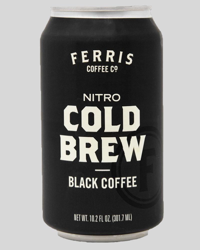 Ferris Nut Co. Nitro Cold Brew Coffee, 10.2 fl oz (Case of 12)