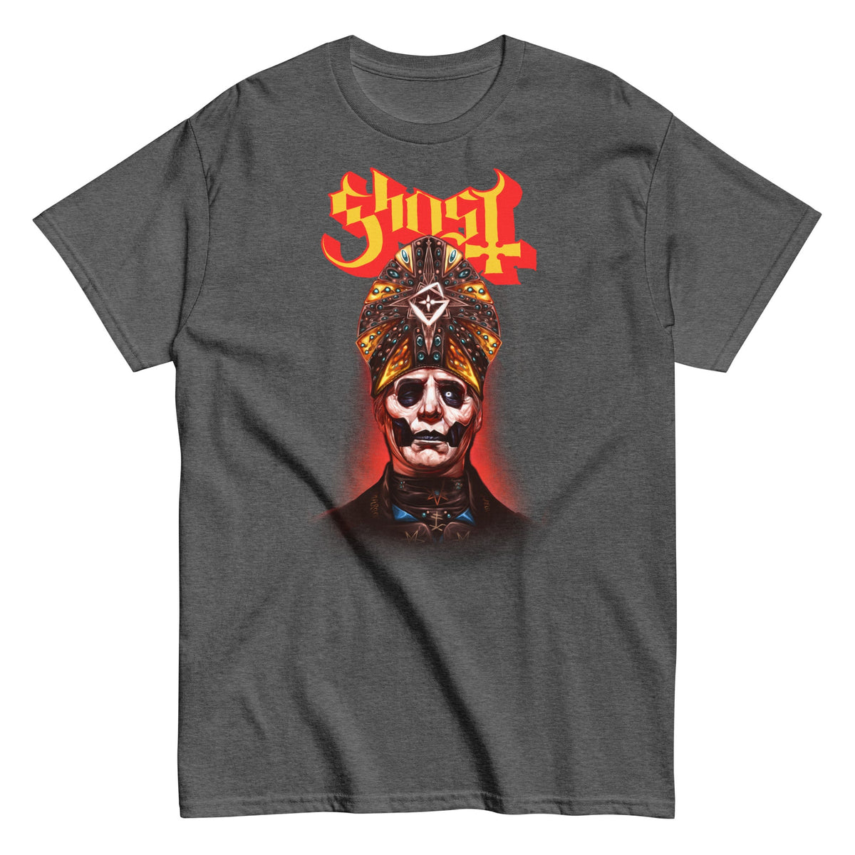 Ghost - Red Glow T-Shirt - Charcoal