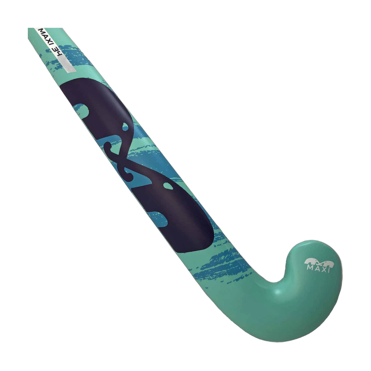 TK Maxi Wood field hockey stick with curved head design
