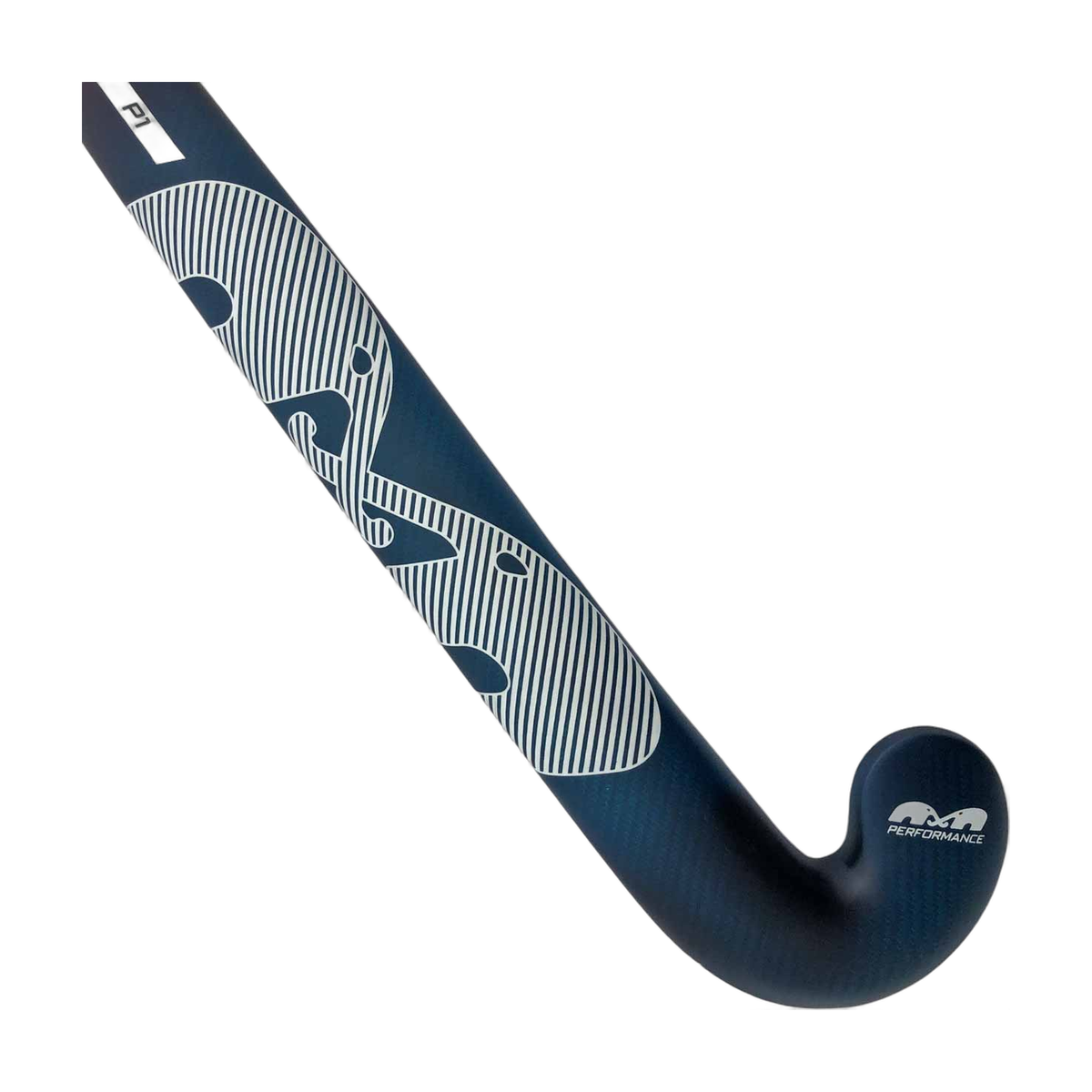 TK P1 Extreme Late Bow field hockey stick with curved head design