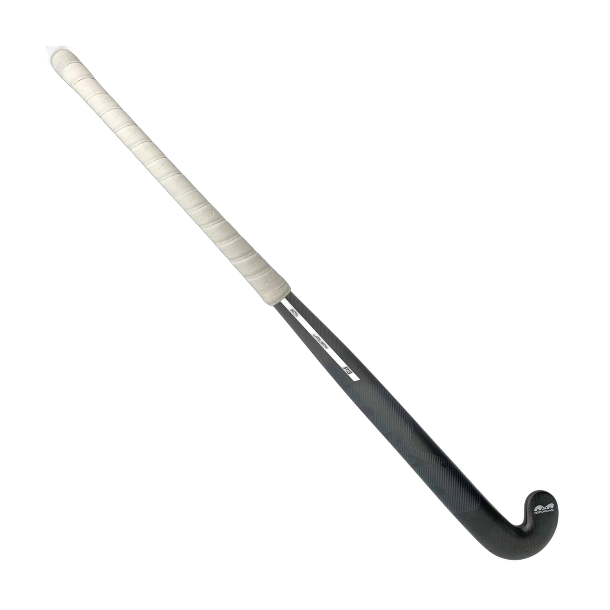 TK P3 Late Bow field hockey stick with curved head and textured surface