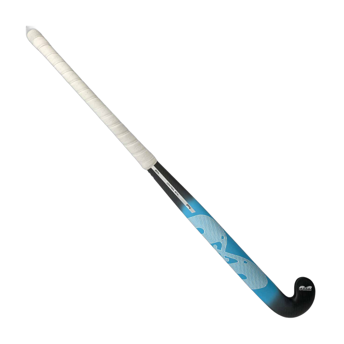 TK P4 Control Bow field hockey stick with curved head and textured grip area