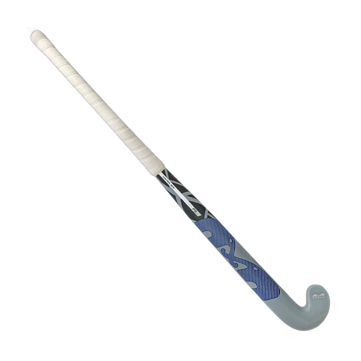TK P5 control bow field hockey stick with textured surface and graphic detailing