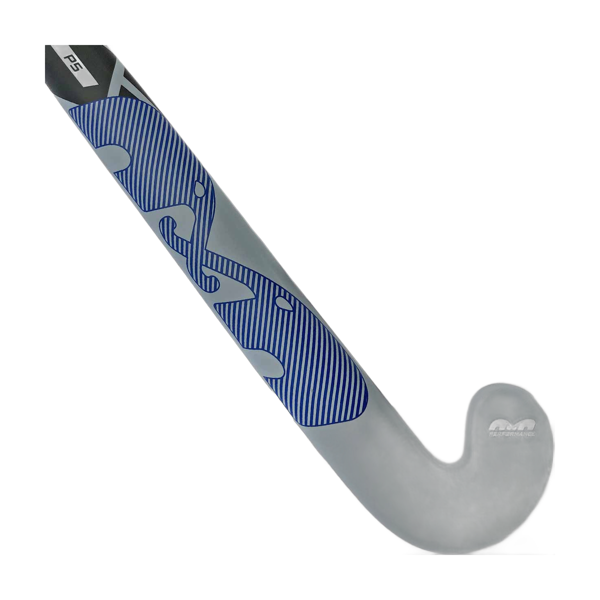 TK P5 control bow field hockey stick with textured surface and graphic detailing
