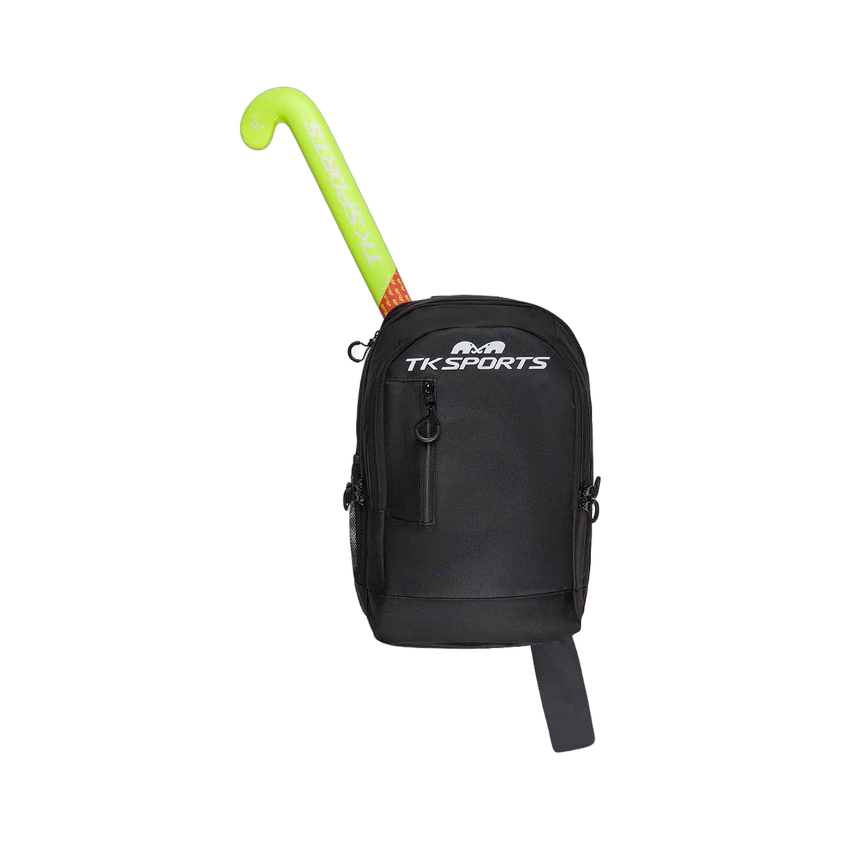 TK6 field hockey backpack with padded shoulder straps and multiple storage compartments