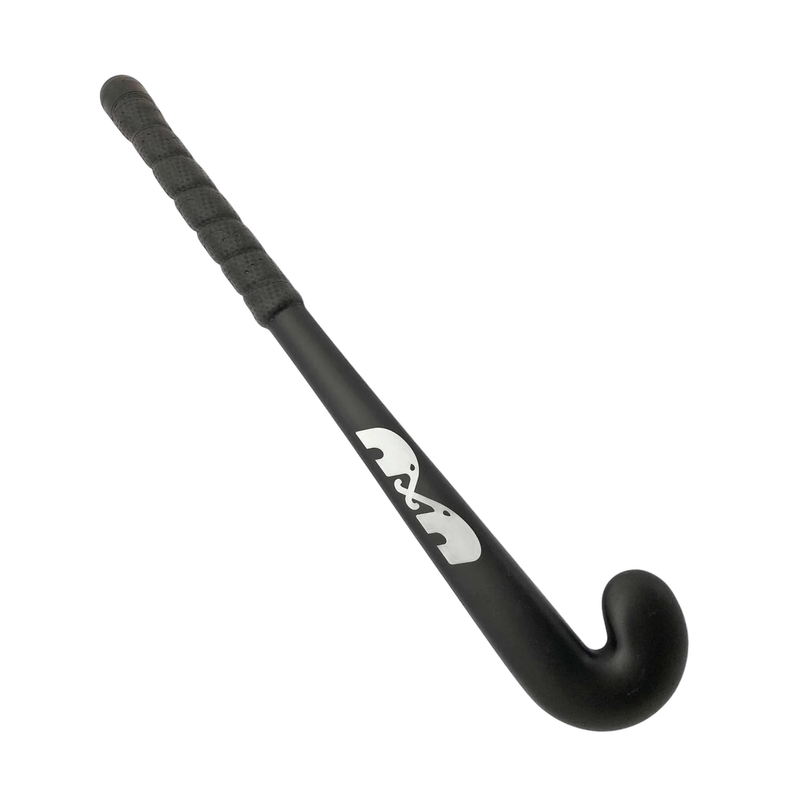 TK 18-inch mini field hockey stick with compact design and textured grip handle