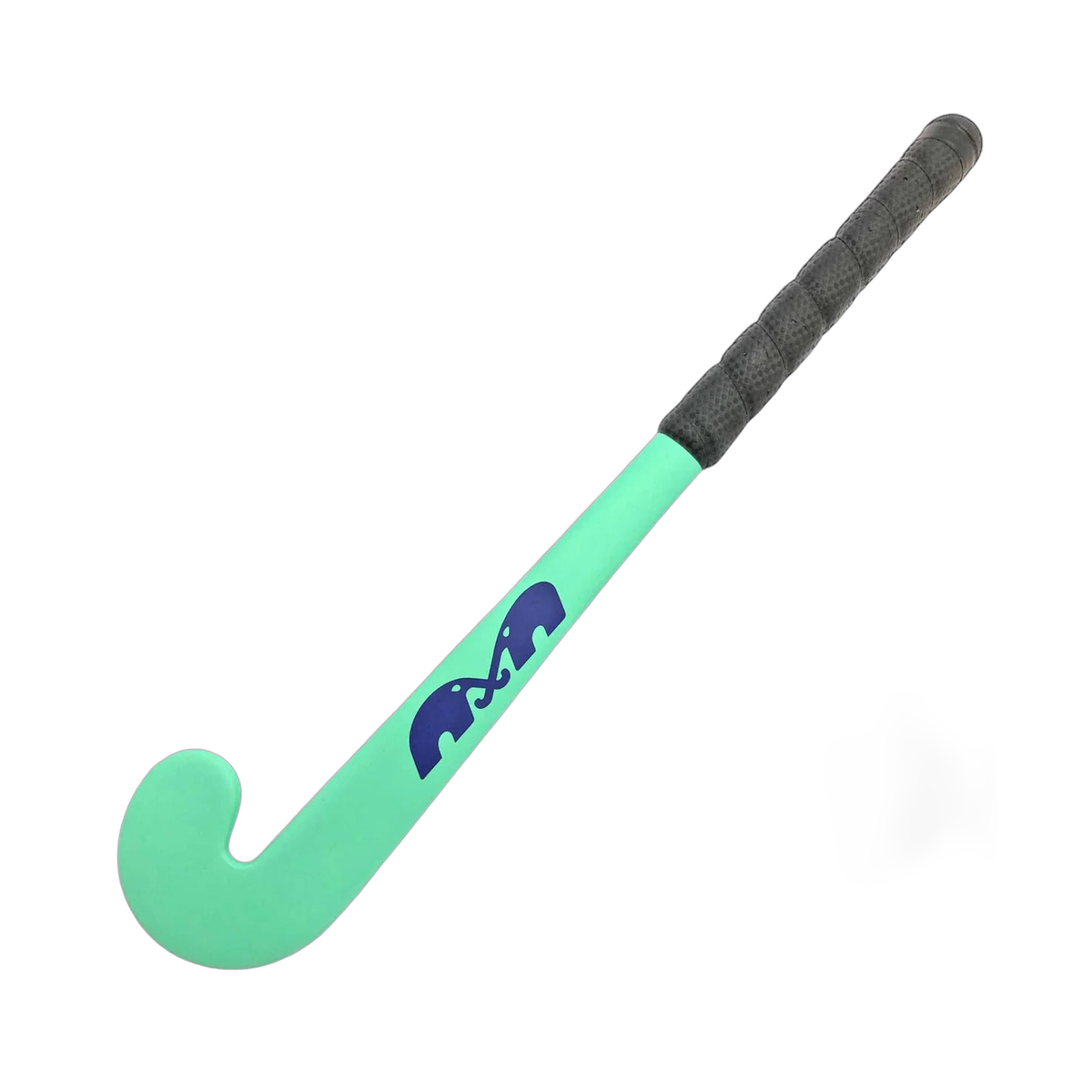 TK 18-inch mini field hockey stick with compact design and textured grip handle